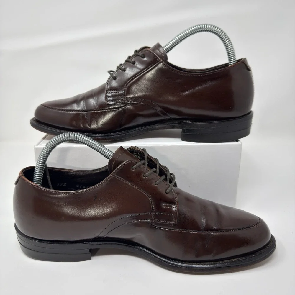 Vintage O'Sullivan Executive Imperials Mens Leather Oxford‎ Size 6.5D Brown USA